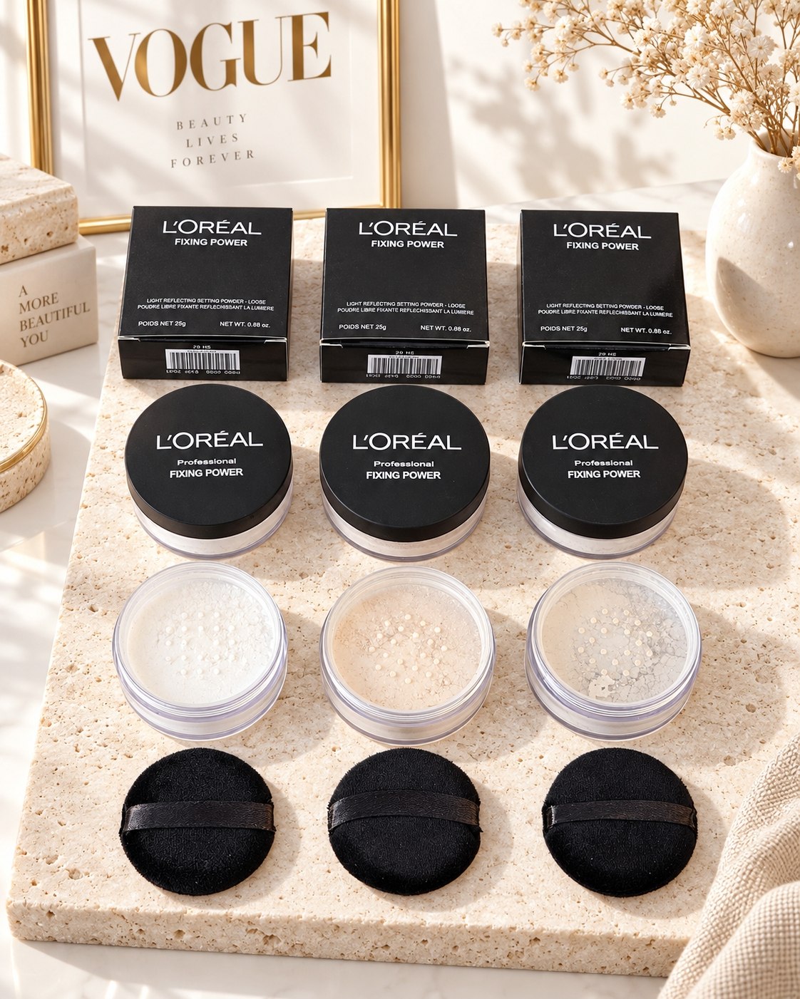 پودر فیکس پد دار لورآل L’ORÉAL FIXING POWER