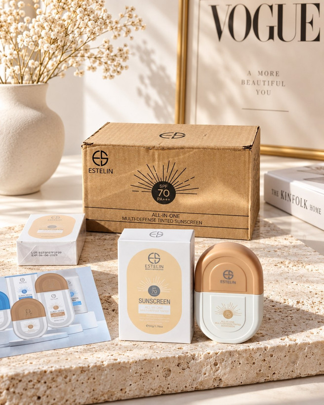 ضدآفتاب رنگی استلین SPF 70