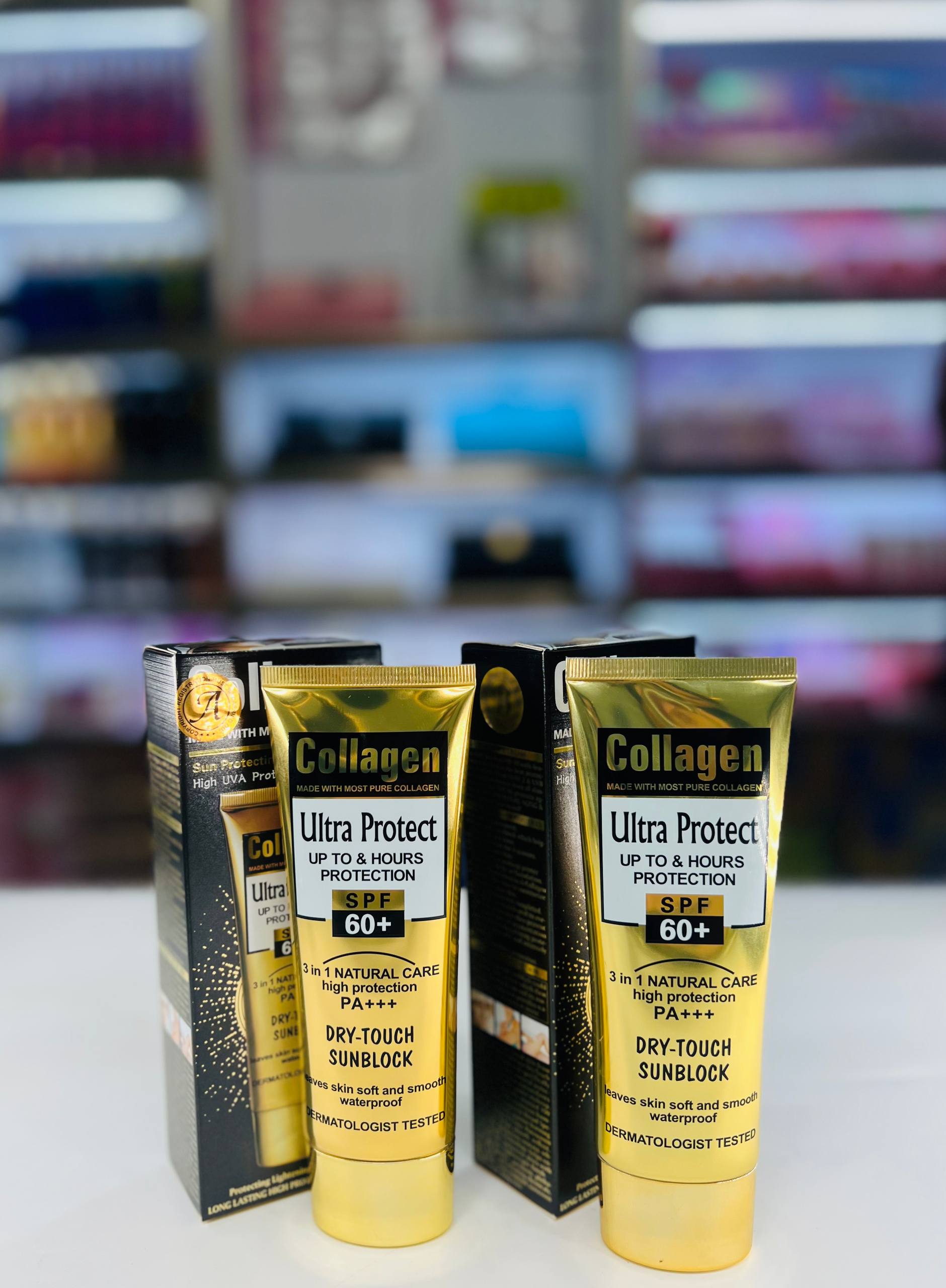 ضدآفتاب کلاژن رنگ دار SPF90+60 مدل B