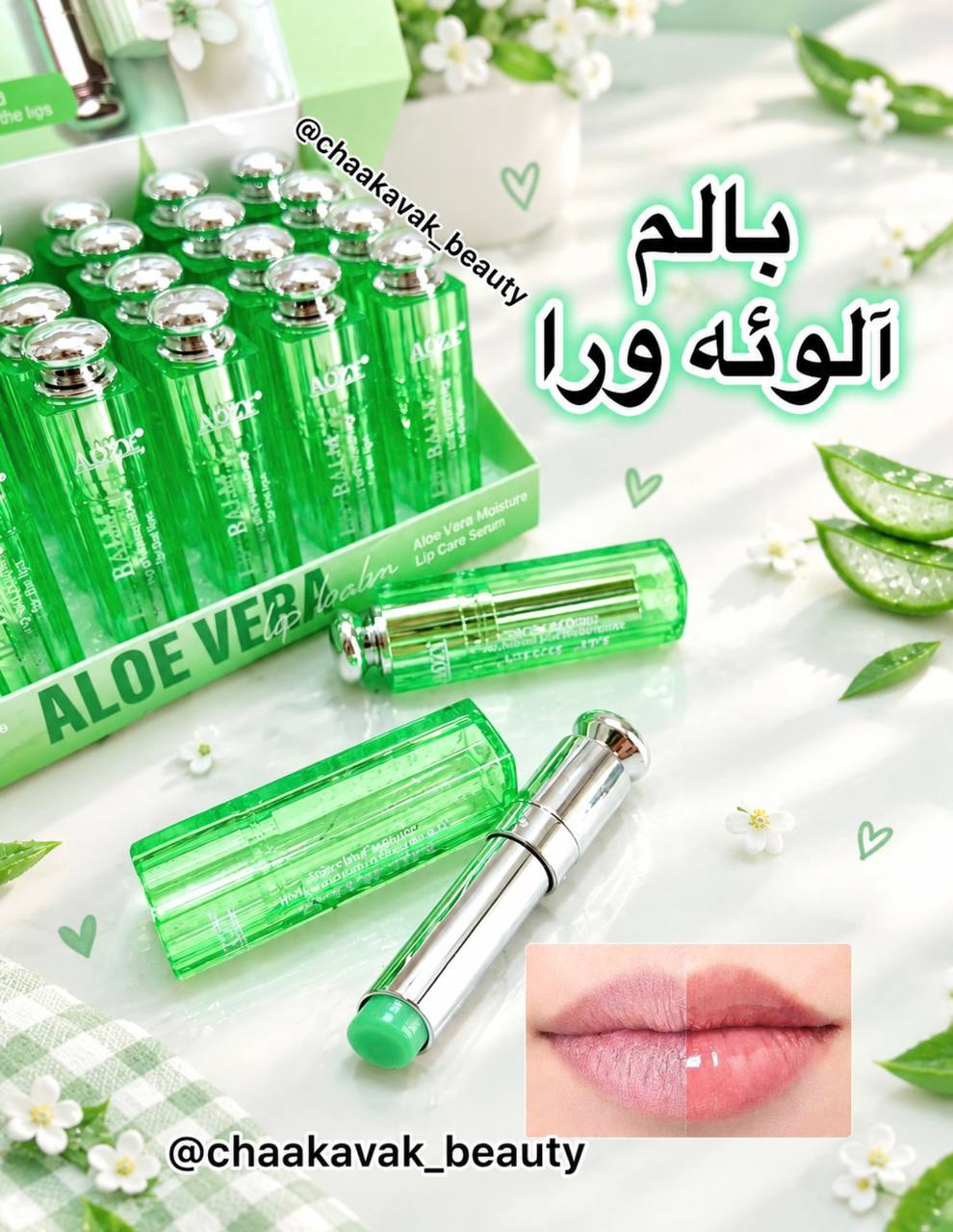 بالم لب طرح دروهو آلوئه ورا